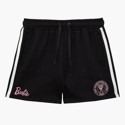 Inter Miami CF x Barbie Peace Collective Unisex Fleece Shorts - Black