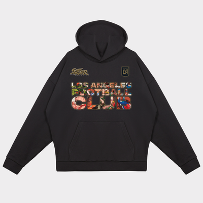 LAFC x Street Fighter Peace Collective Unisex Character Heavyweight Hoodie - Black