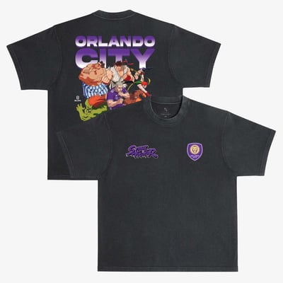 Orlando City SC x Street Fighter Peace Collective Unisex All Fighters Premium T-Shirt - Black