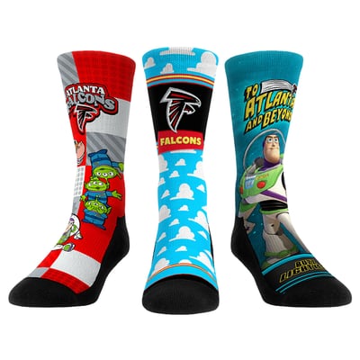  Atlanta Falcons Rock Em Unisex Toy Story 3-Pack Crew Socks