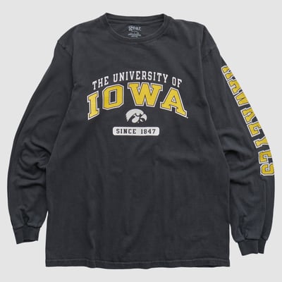University of Iowa Gear For Sports 2010s Long Sleeve T-shirt - Black - M by Fanatics Real Vintage