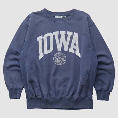University of Iowa Gear For Sports 90s Pullover Sweatshirt - Navy - XL by Fanatics Real Vintage