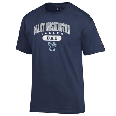 University of Mary Washington Eagles Champion Dad Pill Box T-Shirt - Navy