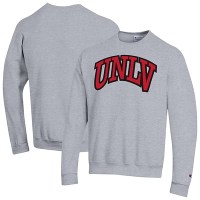 UNLV Rebels Champion Arch Powerblend Sweatshirt - Heather Gray