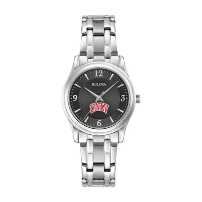 UNLV Rebels Bulova Women's Stainless Steel Corporate Collection Watch - Black