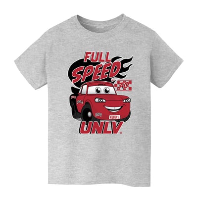  UNLV Rebels Vive La Fete Youth Full Speed T-Shirt - Gray