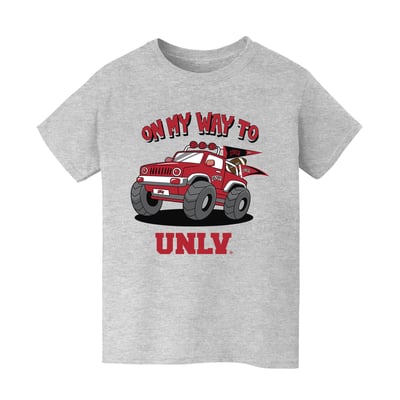 UNLV Rebels Vive La Fete Youth On My Way T-Shirt - Gray