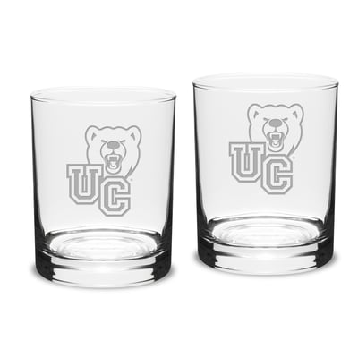 Ursinus Bears 14oz. 2-Piece Classic Double Old-Fashioned Glass Set