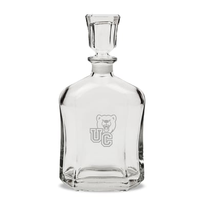 Ursinus Bears 23.75oz. Crystal Whisky Decanter