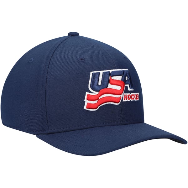 USA Hockey Nike Team Swoosh Performance Flex Hat - Navy display picture 2