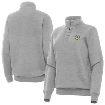  U.S. Junior Amateur Antigua Women's Victory Quarter-Zip Pullover - Gray