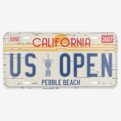 2027 U.S. Open  6" x 12" License Plate Sign