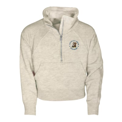 Girls' Toddler 2025 U.S. Open  Garb Natural Raglan Dawn Quarter-Zip Pullover