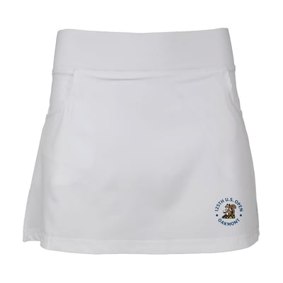 Girls' Youth 2025 U.S. Open  Garb White Sara Skort