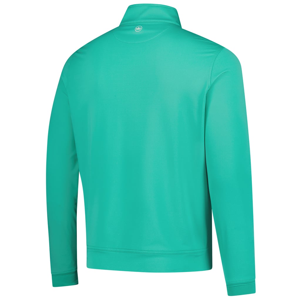Men's 2026 U.S. Open Peter Millar Green Perth Melange Performance Quarter-Zip Pullover