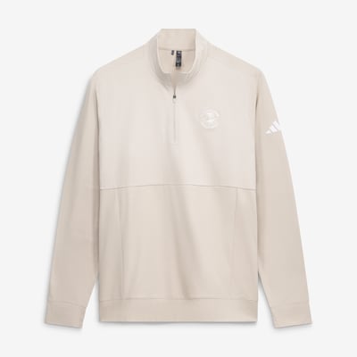 Men's 2027 U.S. Open adidas  Tan Ultimate365 Tour Quarter-Zip Pullover