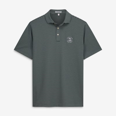 Men's 2027 U.S. Open Peter Millar  Hunter Green Merion Stripe Performance Jersey Polo