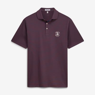 Men's 2027 U.S. Open Peter Millar  Maroon/Navy Performance Jersey Polo