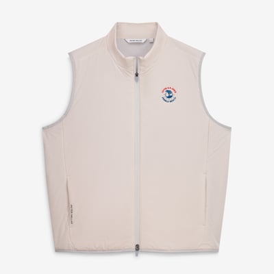 Men's 2027 U.S. Open Peter Millar  Tan Ridge Full-Zip Vest