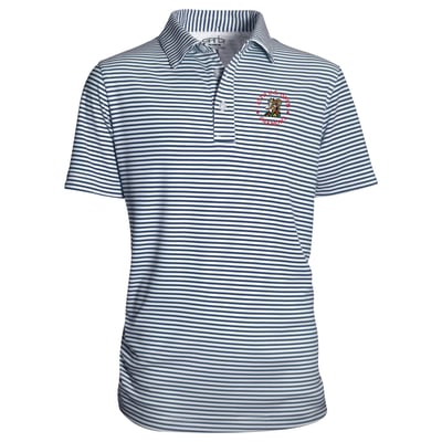 Toddler 2025 U.S. Open  Garb Royal Carson Stripe Polo