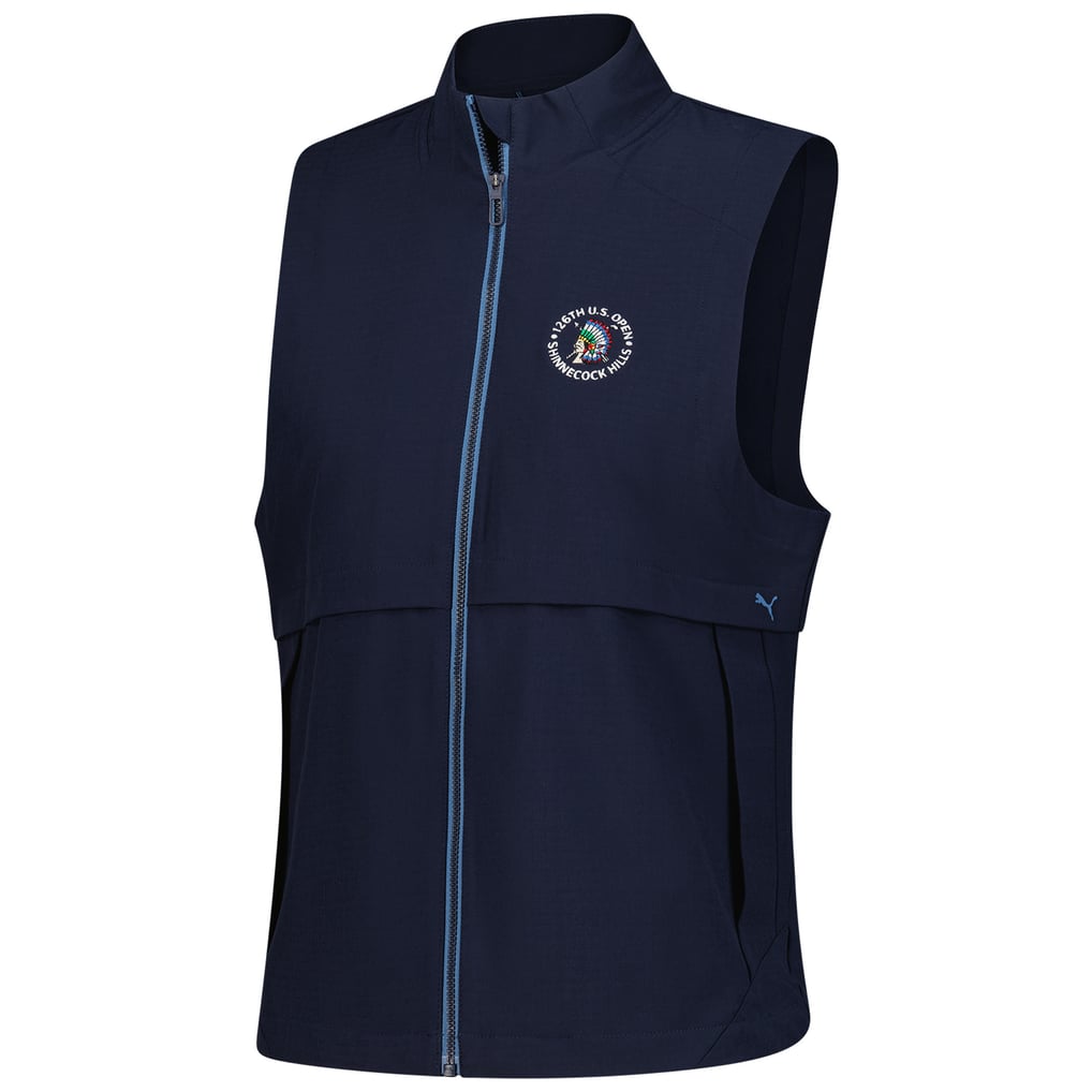 Women's 2026 U.S. Open Puma Navy Ripguard Full-Zip CLOUDSPUN Vest