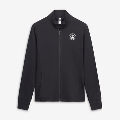 Women's 2027 U.S. Open adidas  Black Performance Texture Full-Zip Jacket