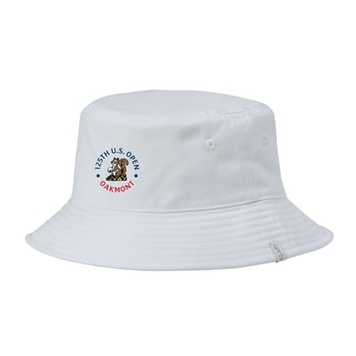 Youth 2025 U.S. Open  Garb White Bucket Hat