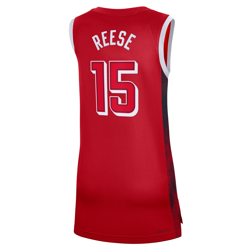Unisex USA Basketball Angel Reese Nike Red 2026 FIBA Women's World Cup ...