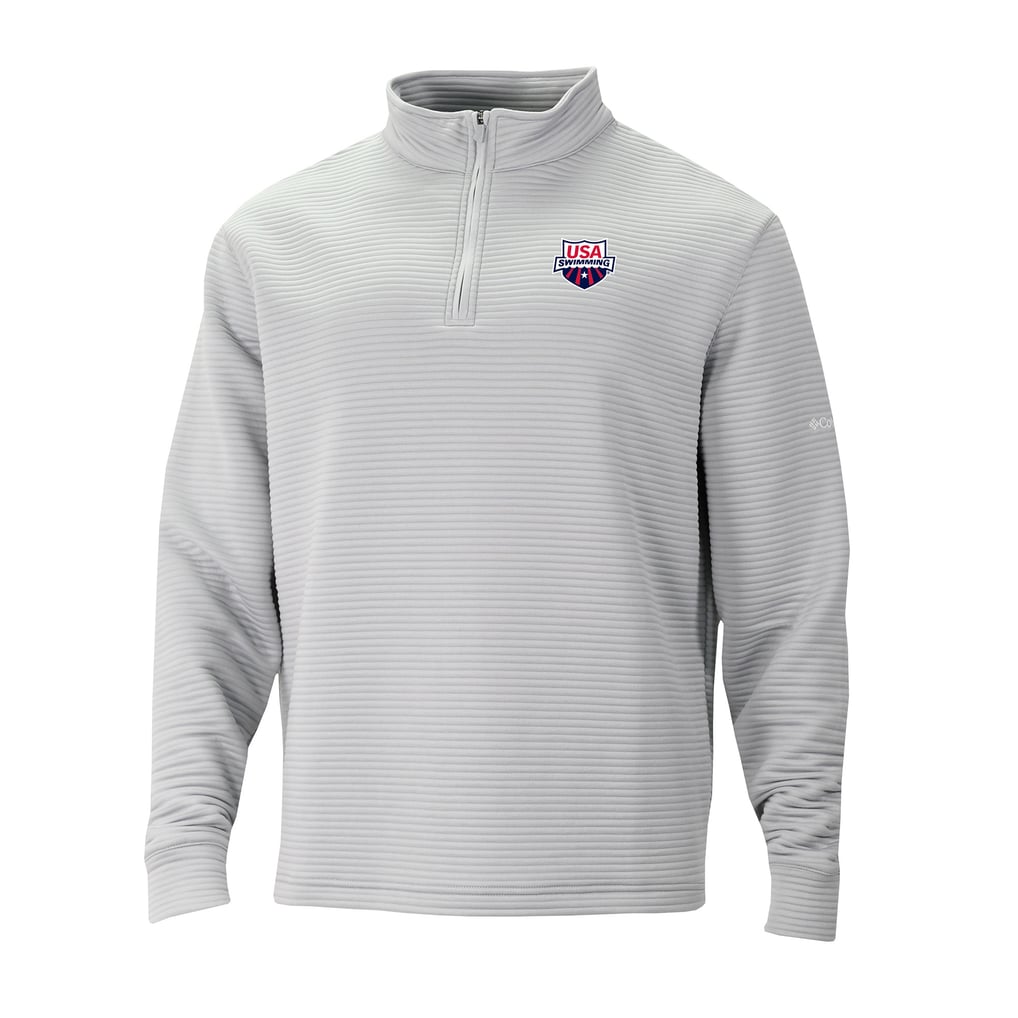 USA Swimming Columbia Pack It Up Quarter-Zip Pullover - Gray