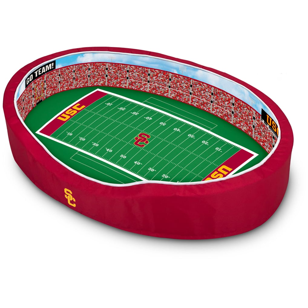 USC Trojans Medium Stadium Oval Pet Bed - Cardinal