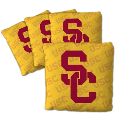 USC Trojans Fanpoint Four-Piece Cornhole Bag Set
