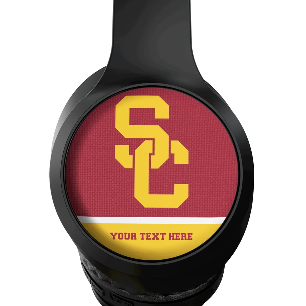 USC Trojans Keyscaper Personalized Endzone Solid Wireless Bluetooth Headphones With Case