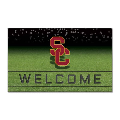 USC Trojans Logo Brands 18" x 30" Crumb Rubber Door Mat