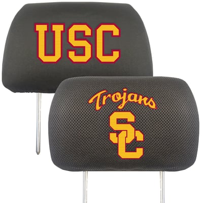 USC Trojans Logo Brands Car Head Rest Cover