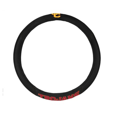 USC Trojans Logo Brands Steering Wheel Cover