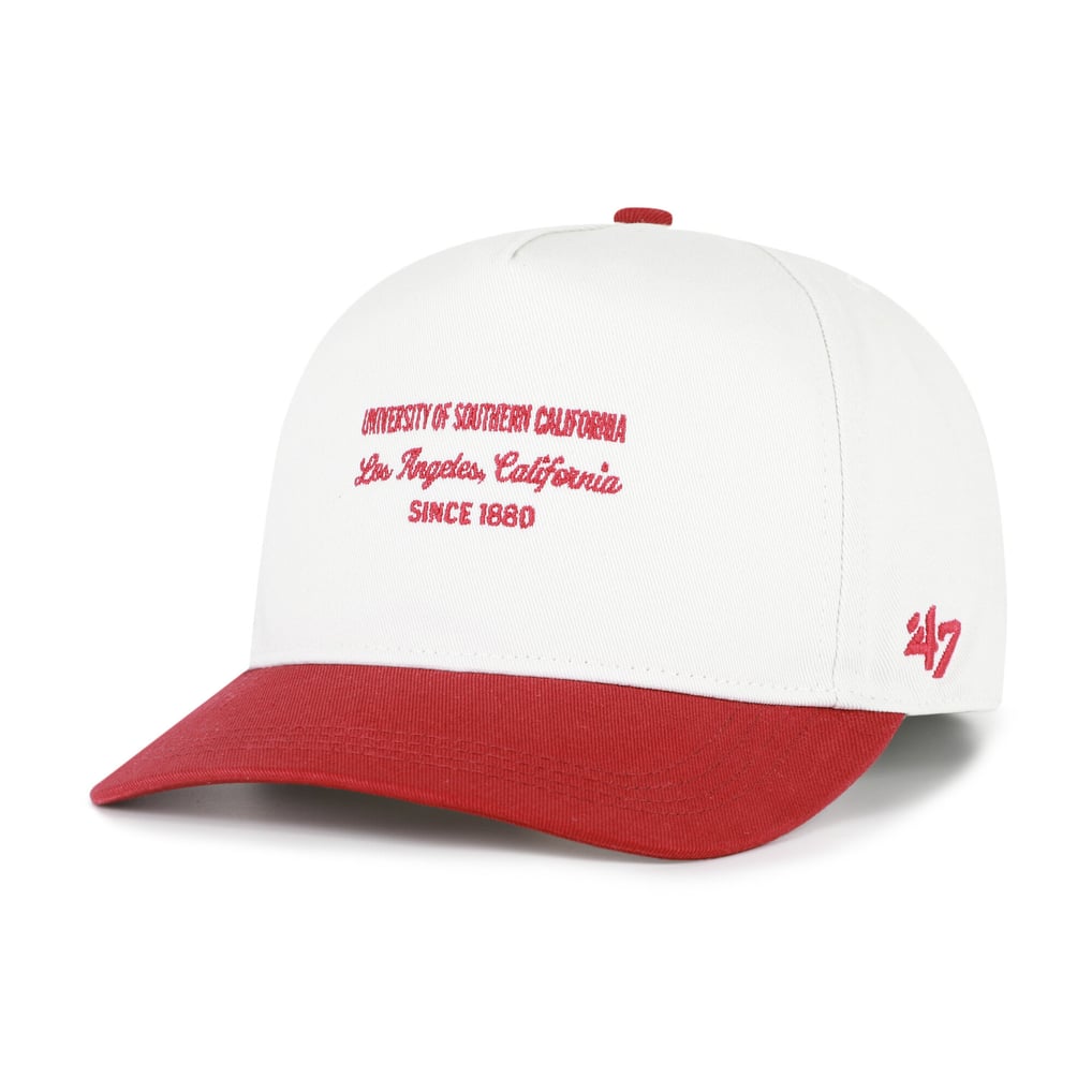 USC Trojans '47 Contemporary Basics Two-Tone Hitch Adjustable Hat - White
