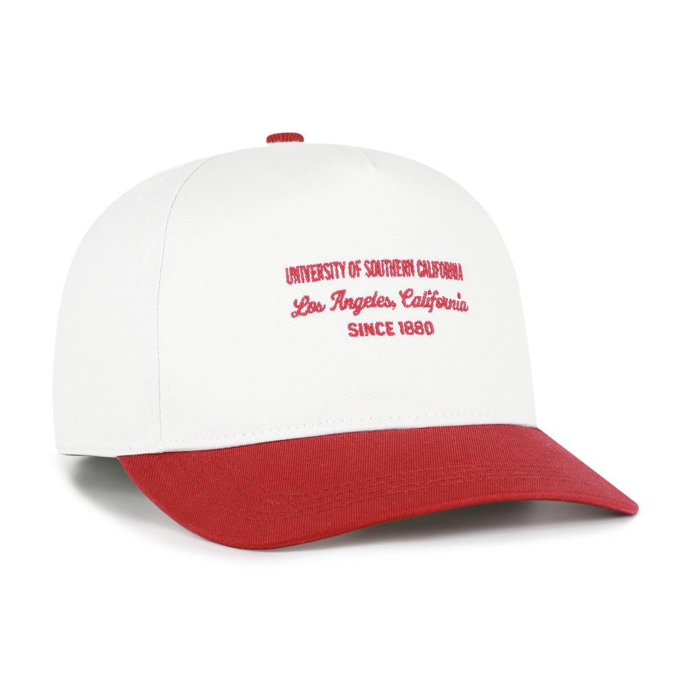 USC Trojans '47 Contemporary Basics Two-Tone Hitch Adjustable Hat - White