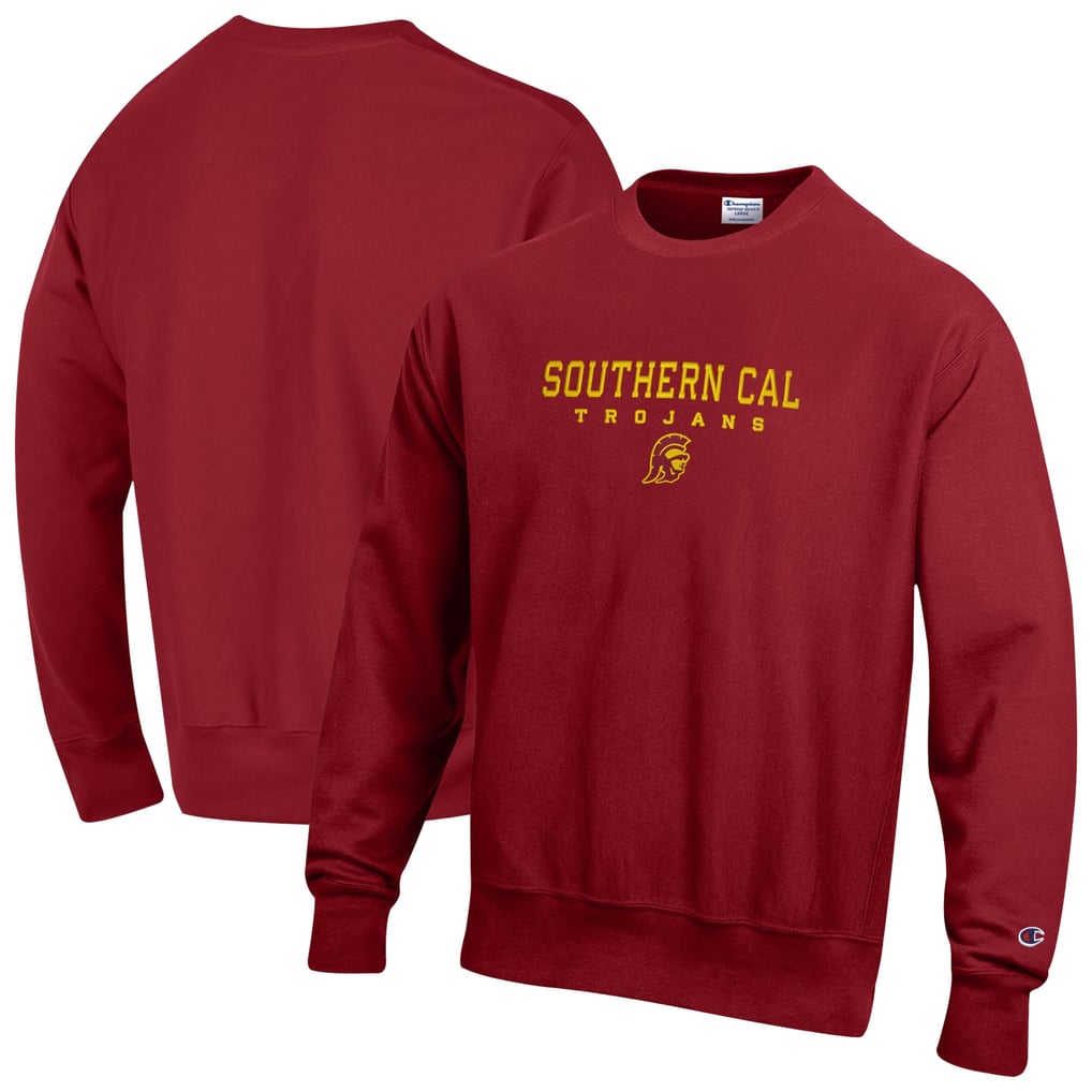  USC Trojans Champion Relentless Reverse Weave Sweatshirt - Cardinal