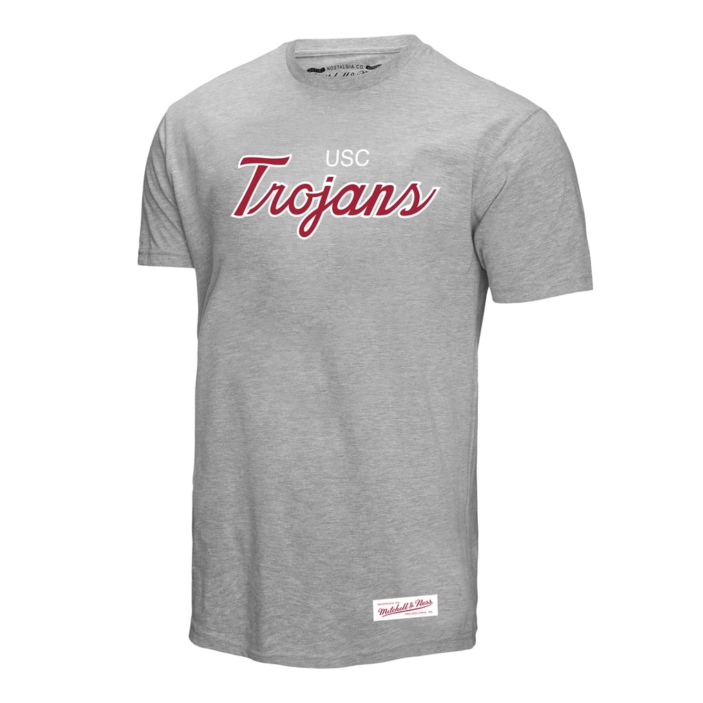  USC Trojans Mitchell & Ness Elite Script T-Shirt - Gray