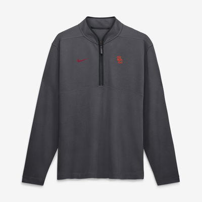  USC Trojans Nike Dri-FIT Victory Half-Zip Pullover - Anthracite