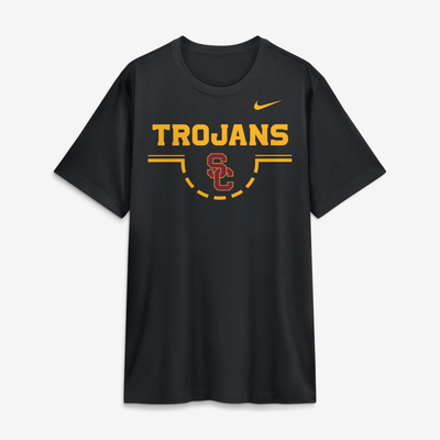  USC Trojans Nike Courtside Legend T-Shirt - Black