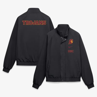  USC Trojans Nike Primetime Club Twill Jacket - Black