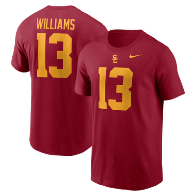 Caleb Williams USC Trojans Nike Name & Number T-Shirt - Cardinal