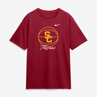  USC Trojans Nike Primetime Basketball Icon Legend Dri-FIT T-Shirt - Cardinal