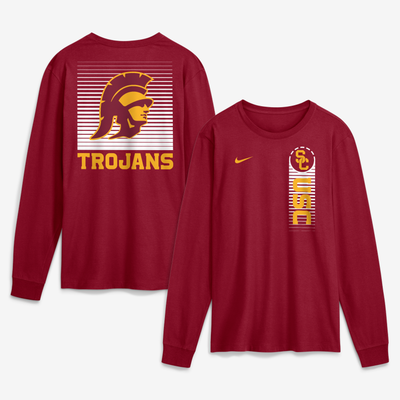  USC Trojans Nike Primetime Long Sleeve T-Shirt - Cardinal