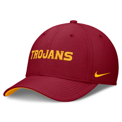  USC Trojans Nike Primetime Team Rise Dri-FIT Flex Hat - Cardinal
