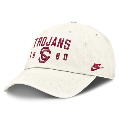  USC Trojans Nike Legacy Letter & Location Club Adjustable Hat - White