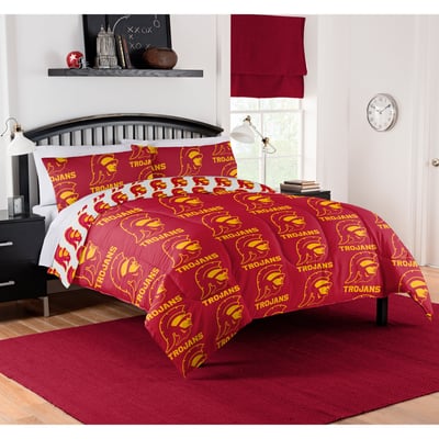 USC Trojans The Northwest Company 5-Piece Full Bed in a Bag Set