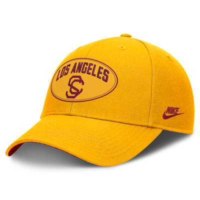  USC Trojans Nike Unisex Legacy Letter & Location Rise Adjustable Hat - Gold
