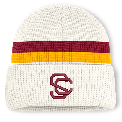  USC Trojans Nike Unisex Legacy Letter Cuffed Knit Hat - White